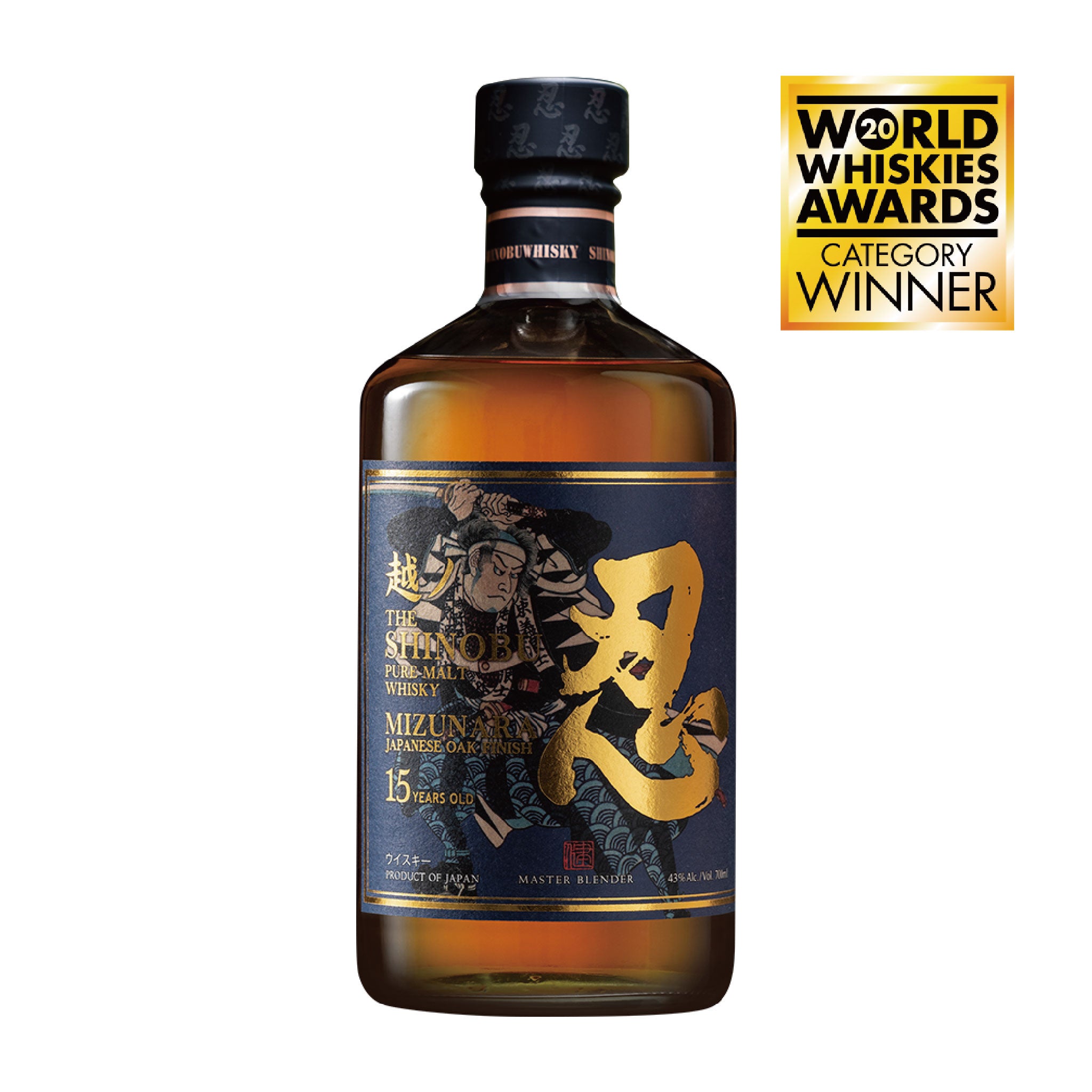 SHINOBU PURE MALT WHISKY 15 YEARS