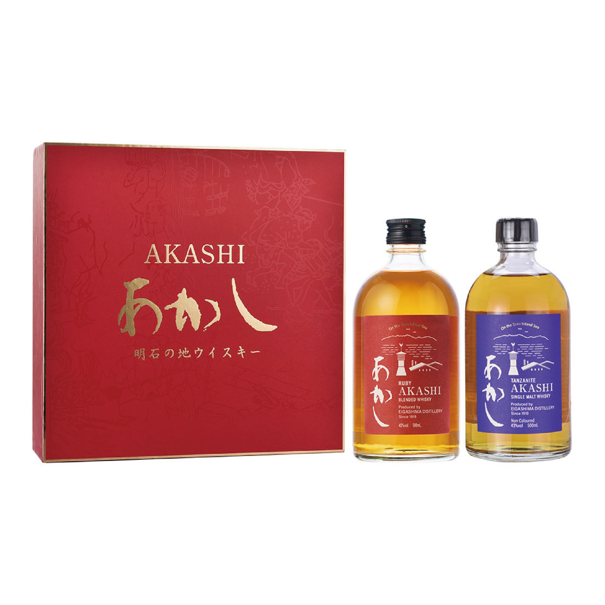 AKASHI TANZANITE & AKASHI RUBY + GIFT BOX