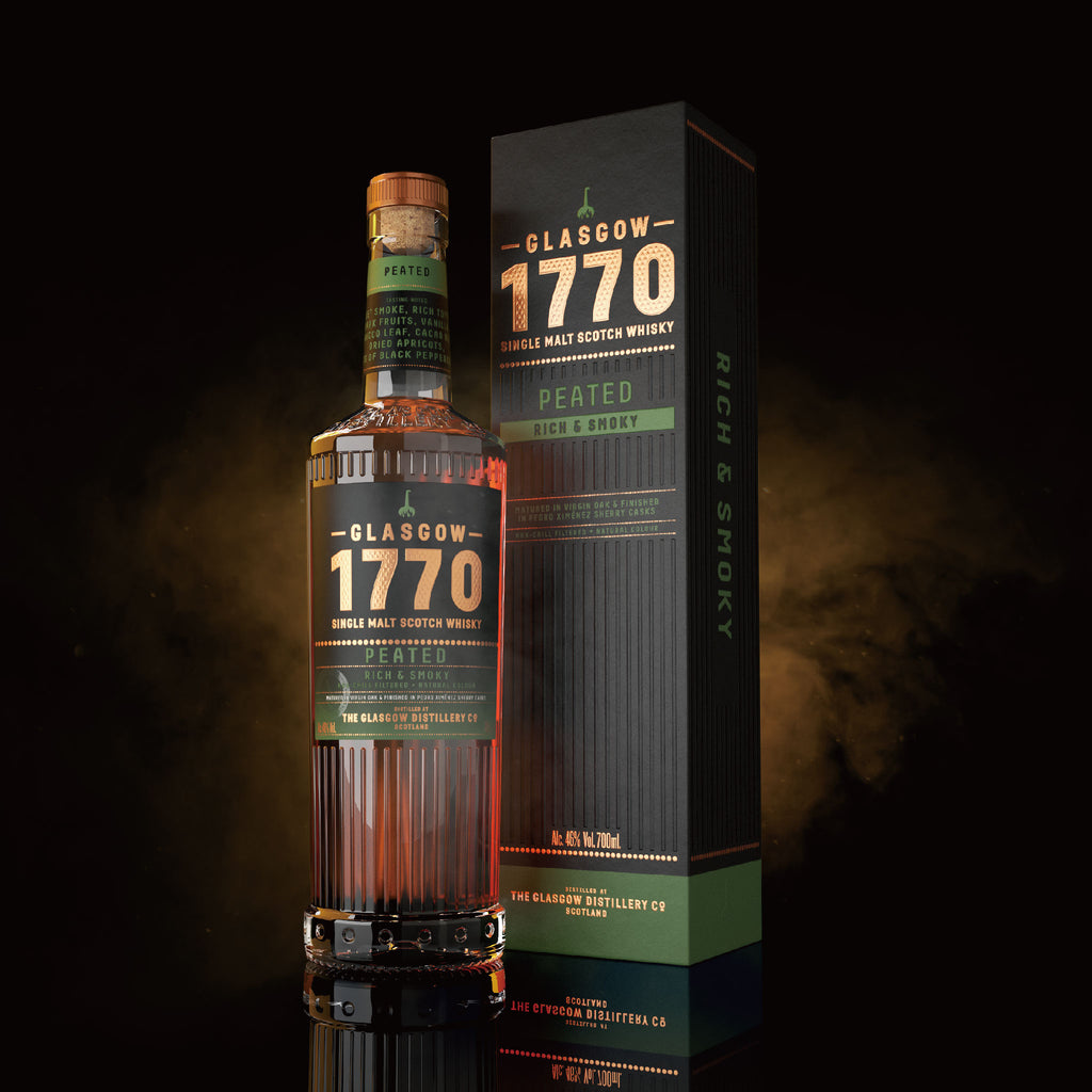 1770 GLASGOW SINGLE MALT SCOTCH WHISKY - PEATED