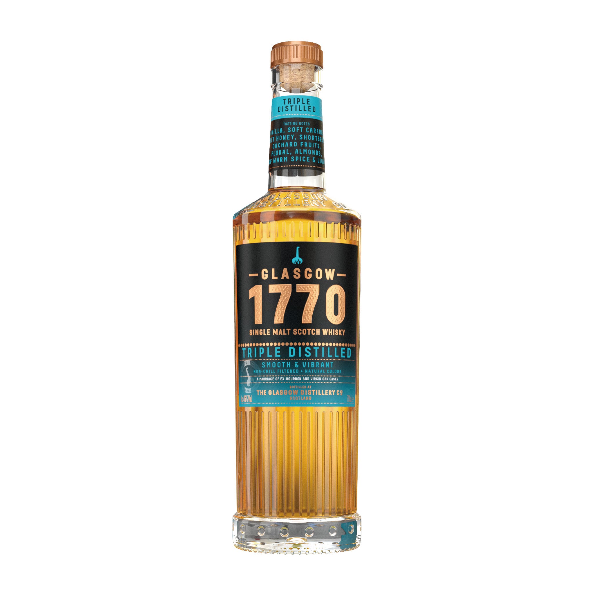 1770 GLASGOW SINGLE MALT WHISKY TRIPLE DISTILLED
