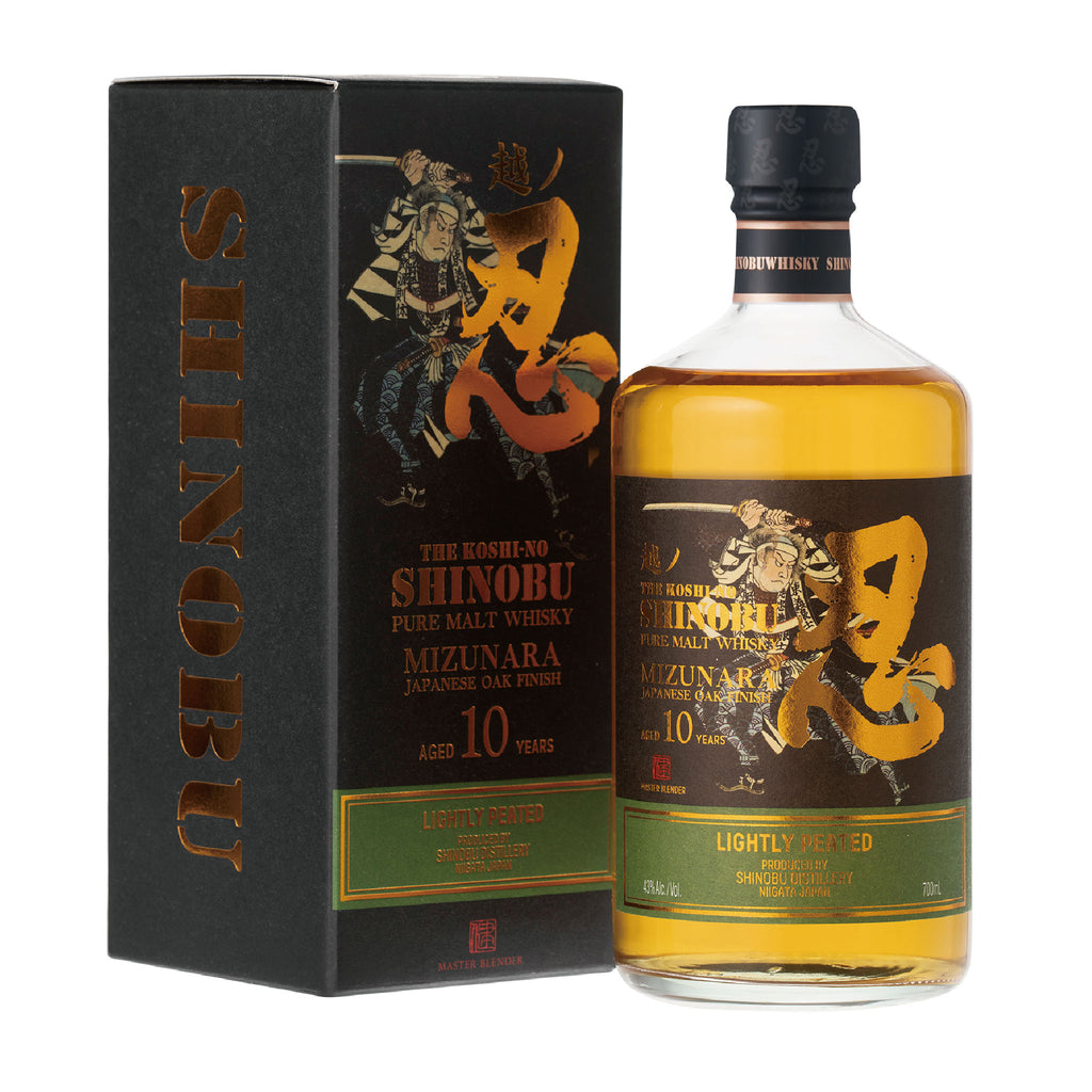 SHINOBU PURE MALT WHISKY 10YEARS LIGHTLY PEATED