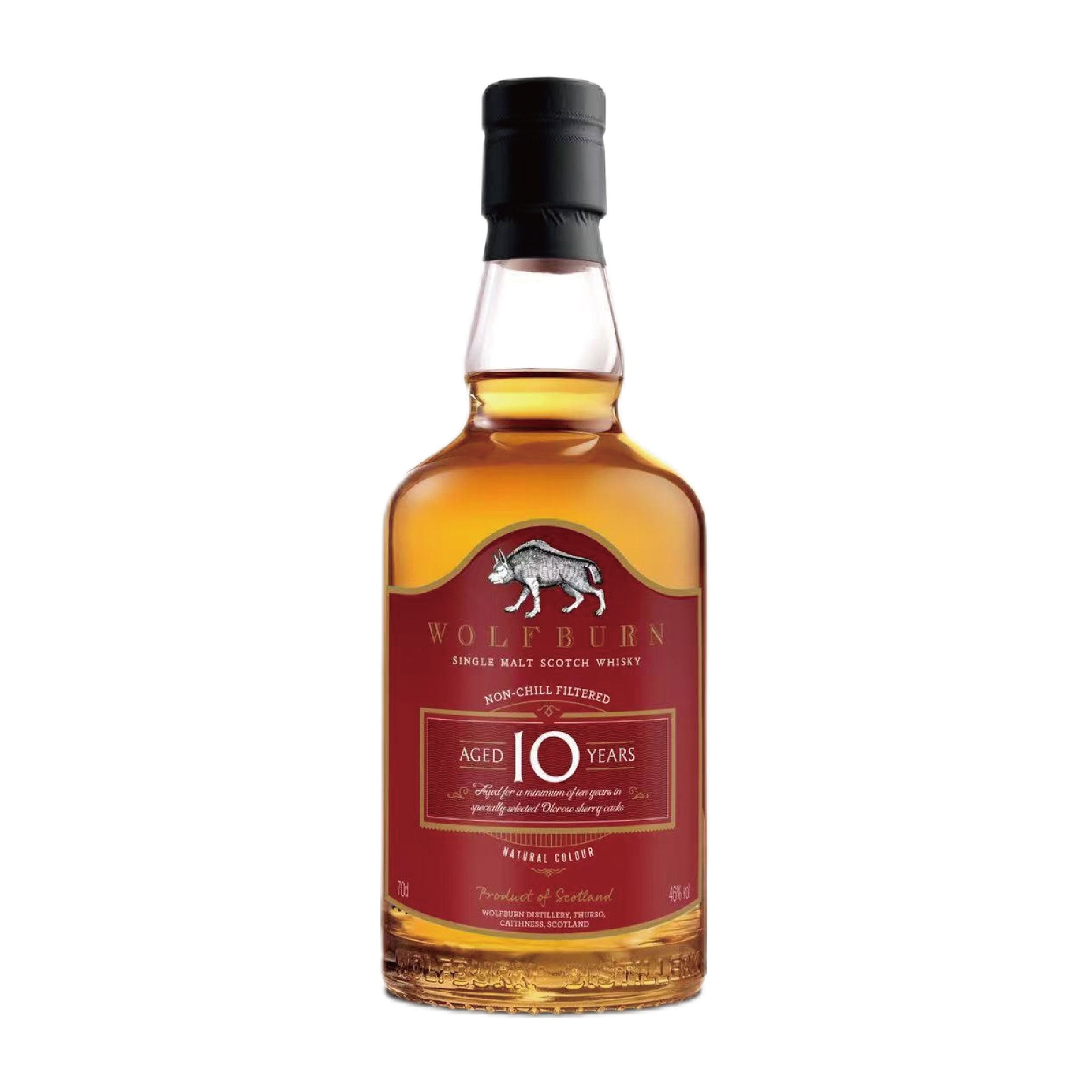 WOLFBURN SINGLE MALT SCOTCH WHISKY 10YO
