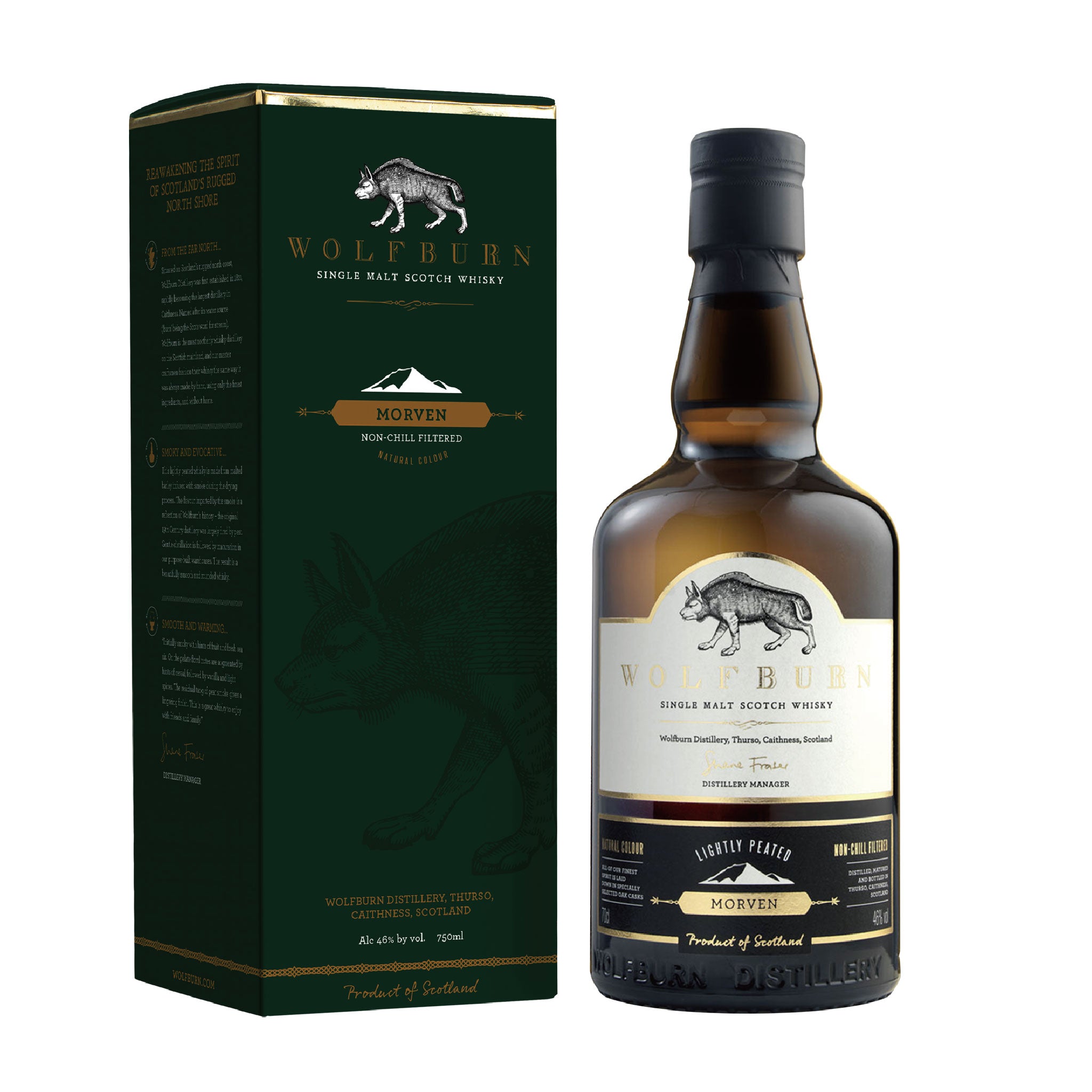 WOLFBURN SINGLE MALT WHISKY MORVEN