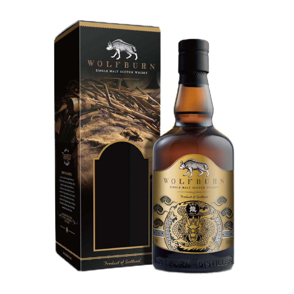 WOLFBURN SINGLE MALT SCOTCH WHISKY - DRAGON