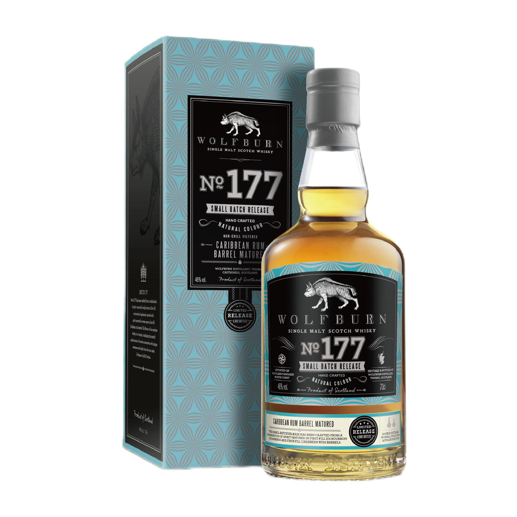WOLFBURN SINGLE MALT SCOTCH WHISKY NO.177 SMALL BATCH